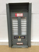 Square D NQOB-53163-3C 20 Space Load Center Dead Front Cover Only 9" X 17"