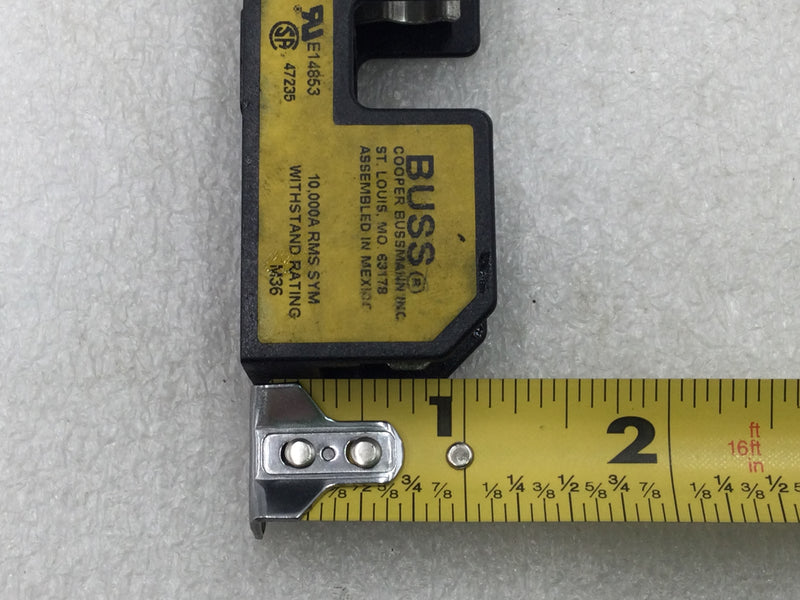 Bussmann/Cooper BM6031PQ 30 Amp 1 Pole 600V Fuse Holder