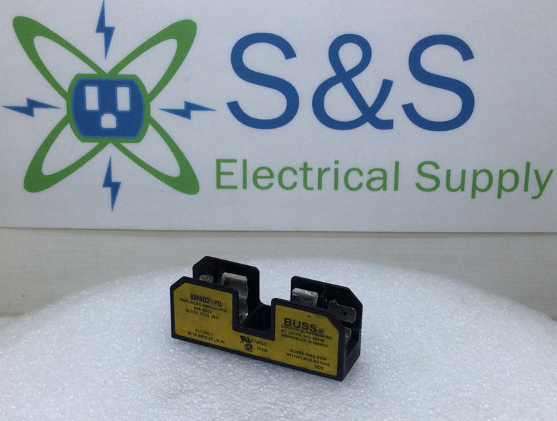 Bussmann/Cooper BM6031PQ 30 Amp 1 Pole 600V Fuse Holder