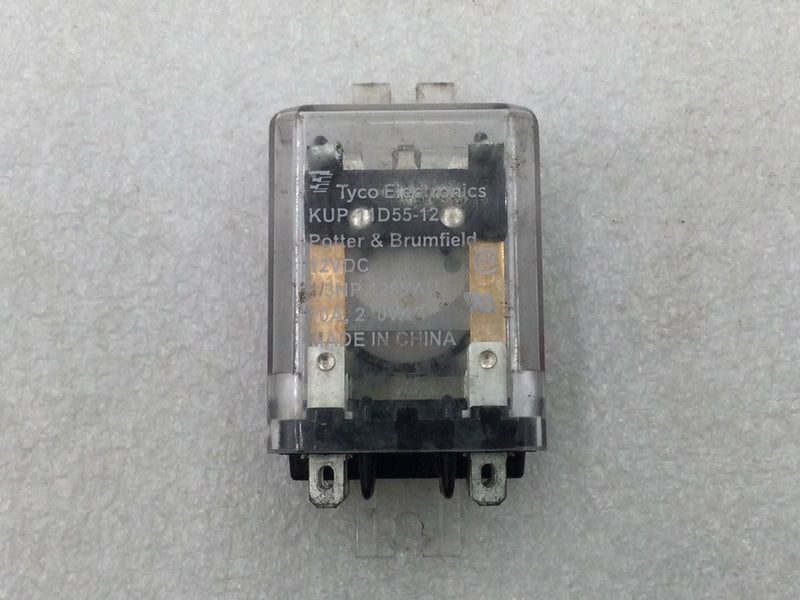 Potter & Brumfield/Tyco Electronics KUP-11D55-12 10Amp 8 Pin 120/240V Relay