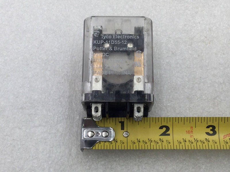 Potter & Brumfield/Tyco Electronics KUP-11D55-12 10Amp 8 Pin 120/240V Relay
