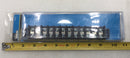 Ideal 89-212 12 Circuit 30 Amp 600V Terminal Strip 10 7/8" x 2 7/8"