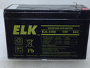 ELK ELK-1280 Sealed Lead-Acid Battery 12V 8Ah Non Spillable