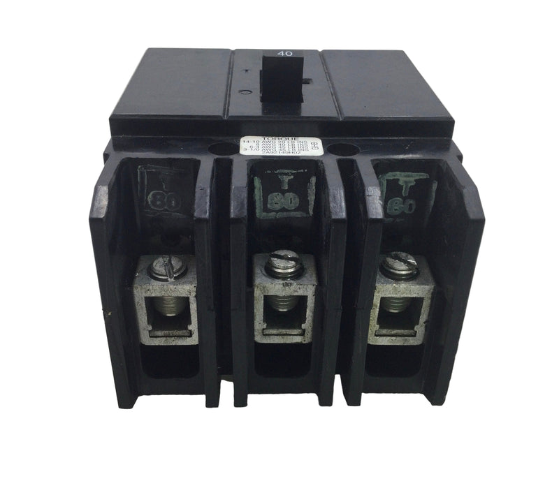 Eaton/Cutler/Westinghouse GHB3040 40 Amp 3 Pole 277/480V Circuit Breaker