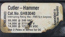 Eaton/Cutler/Westinghouse GHB3040 40 Amp 3 Pole 277/480V Circuit Breaker