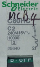 Schneider Electric C60HC 60102 1.5 Amp 1 Pole 240V Circuit Breaker
