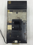 Square D LA364001021 400 Amp 3 Pole Circuit Breaker W/ Shunt Trip LA110211 120/240V