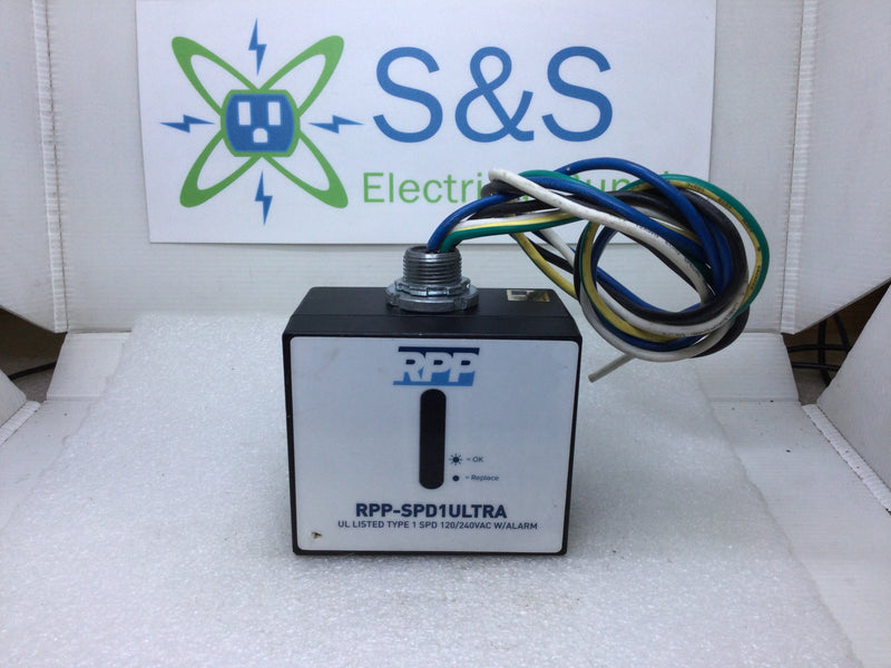 RPP RPP-SPD1ULTRA Surge Protective Device SPD Type 1 NEMA 6 120/240V 2PH 3-Wire Plus Ground Split 50/60Hz
