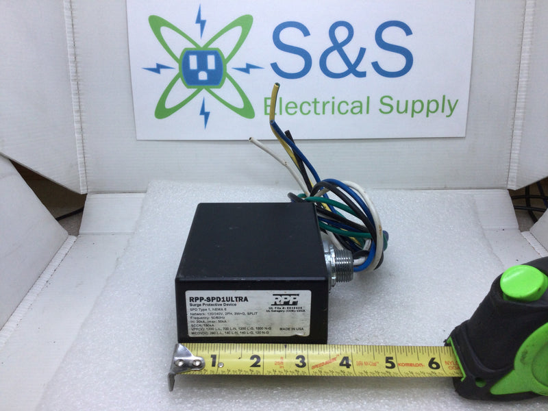 RPP RPP-SPD1ULTRA Surge Protective Device SPD Type 1 NEMA 6 120/240V 2PH 3-Wire Plus Ground Split 50/60Hz