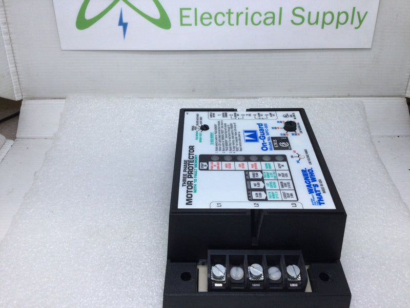 Wagner On Guard WPC-800 3 Phase Motor Protector w/ 10 Fault Memory