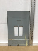 GE 12 Space Dead Front Only with Main Breaker Slot/Opening 12.5" X 20"