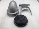 Arlington 146 2 1/2" Multi-Hole Clamp-On Die-Cast Aluminum Service Entrance Cap