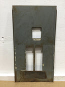 GE 16 Space Dead Front Cover Only with Main Breaker Slot/Opening 12" X 23"