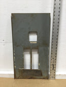 GE 16 Space Dead Front Cover Only with Main Breaker Slot/Opening 12" X 23"