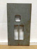 GE 16 Space Dead Front Cover Only with Main Breaker Slot/Opening 12" X 23"