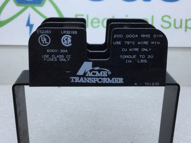 Acme Transformer PL-112701 Primary Fuse Kit 30 Amp 600V or Less