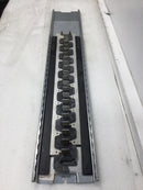 Cutler-Hammer BR4242B225 225 Amp 42 Space 120/240V Load Center Guts Only 6"X33"