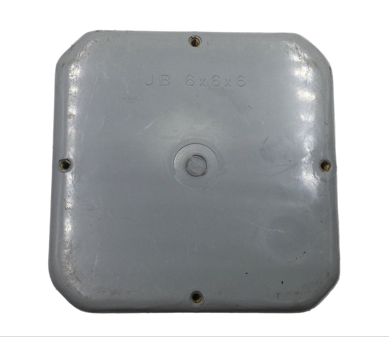 Scepter 077698 JB6x6x6 PVC Junction Box Conduit 6" x 6" x 6"