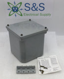 Scepter 077698 JB6x6x6 PVC Junction Box Conduit 6" x 6" x 6"