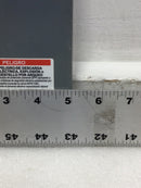 Square D HOM2-4L70 70 Amp 2 Space 120/240V Dead Front Only 9 1/2" x 5"