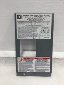 Square D HOM2-4L70RB 70 Amp 2 Space 120/240V Dead Front Only 8 1/8" x 4 3/4"