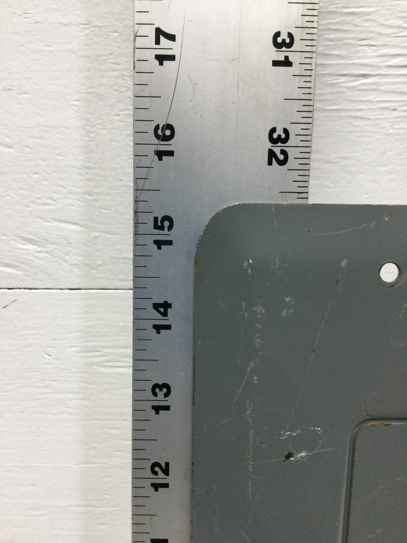 Westinghouse S6-12FNG,SNG 100 Amp 16 Space 120/240V Panel Door 15 3/8" x 13 3/8"