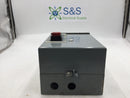 Allen-Bradley 509-AAXD 18 Amp 2 Pole Motor Starter w/120V Coil and Enclosure