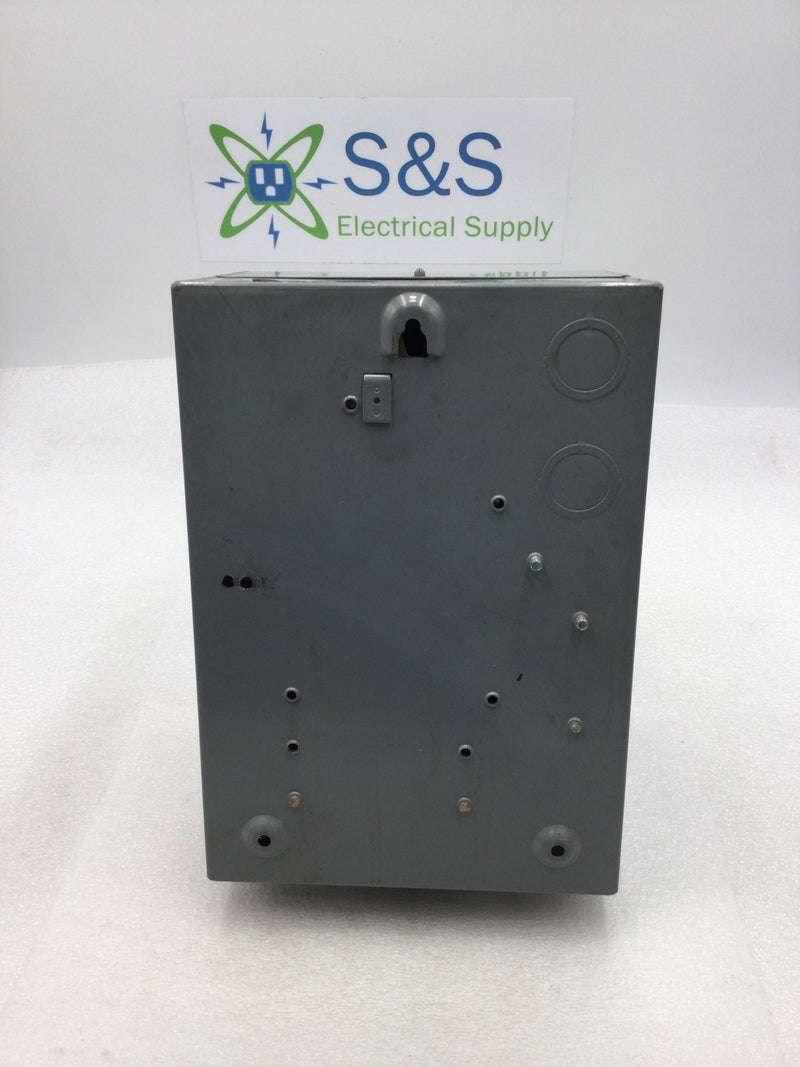 Allen-Bradley 509-AAXD 18 Amp 2 Pole Motor Starter w/120V Coil and Enclosure