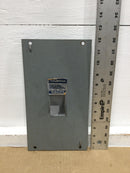 Sylvania S2-125 Indoor Disconnect Panel/Switch Panel Cover Only 6.5" X 12"