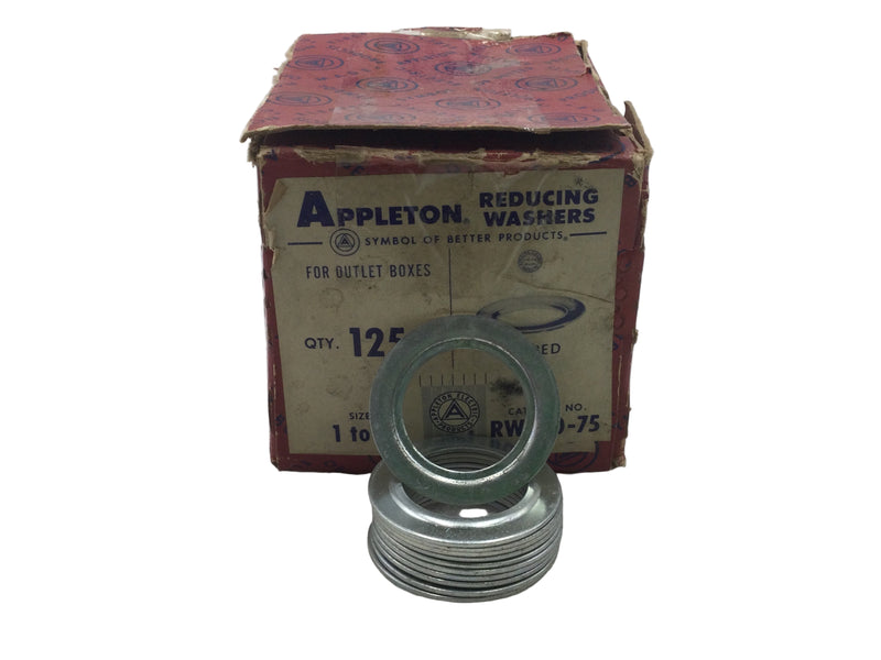 Reducing Washer Appleton Electric RW100-75 1" to 3/4" Cupped - Set of 2
