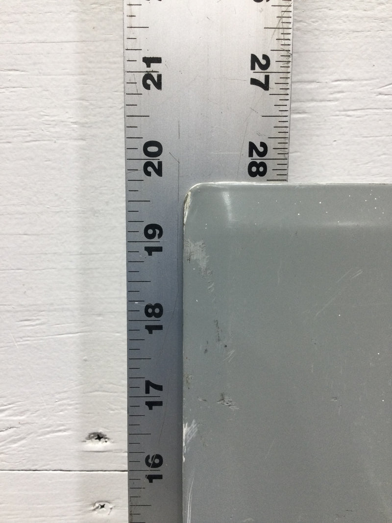 Cutler Hammer BRP16L125 125 Amp 16 Space 120/240V Panel Door 19 3/4" x 15 3/8"