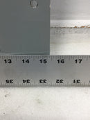 Cutler Hammer BRP16L125 125 Amp 16 Space 120/240V Panel Door 19 3/4" x 15 3/8"