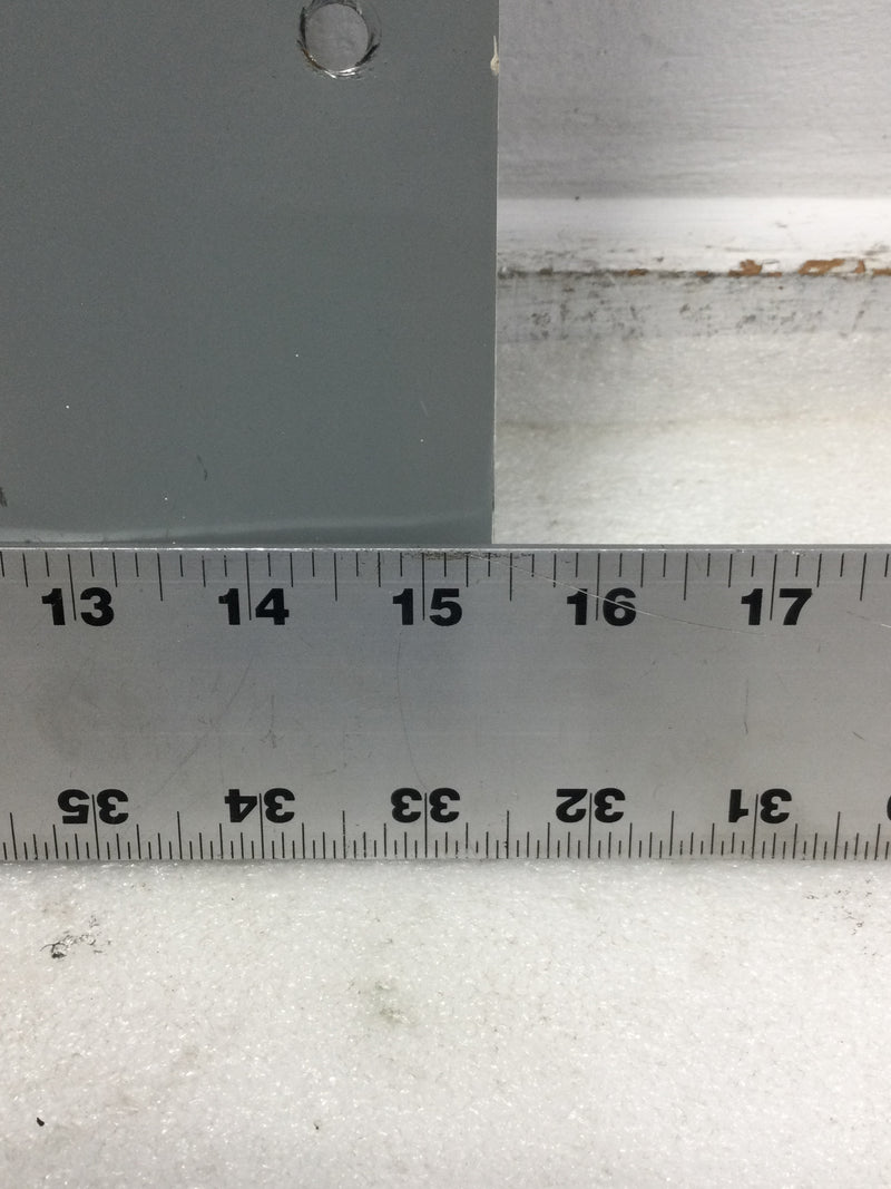 Cutler Hammer BRP16L125 125 Amp 16 Space 120/240V Panel Door 19 3/4" x 15 3/8"