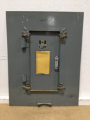 Square D M-038 Electrical Cabinet/Panelboard Front Cover Only 20 1/8" X 26 1/8"