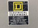Square D M-063 Electrical Cabinet/Panelboard Front Cover Only 20 1/8" X 41 1/8"