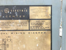 GE TLM1615S 16 Space Main Breaker Panel Door/Cover Only 12.75" X 24"