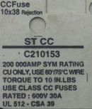 Ferraz C210153 30 Amp 1 Pole 600V Fuse Holder - Cosmetic Flaw