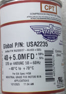 Amrad USA2235 40+5.0MFD +10%/-5% 370/440V 50/60Hz Capacitor w/CPT