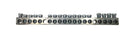20 Position CMC N-35 4-14 AWG 120/240V Grounding Bar 6 1/4" x 3/8"