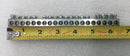 20 Position CMC N-35 4-14 AWG 120/240V Grounding Bar 6 1/4" x 3/8"