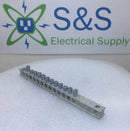 14 Position 4-14AWG 120/240V Grounding Bar 6 5/8" x 1/2"