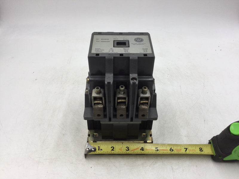 Westinghouse A201K3CA Contactor 90 Amp 110-600V Size 3