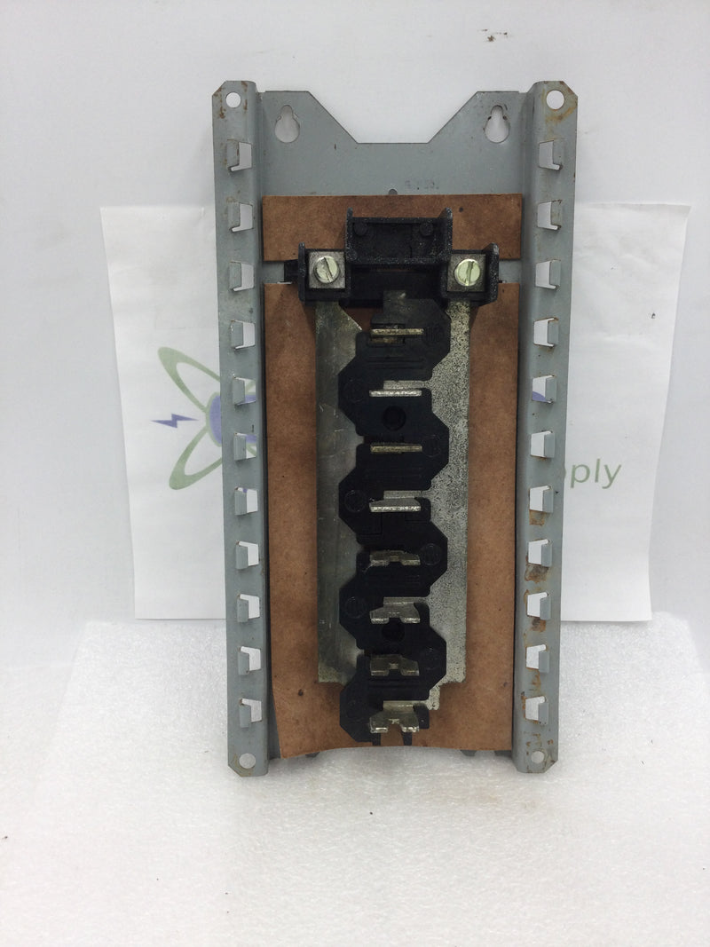 ITE/Gould EQC16 125 Amp 8 Space/24 Circuit 120/240V Load Center Guts 6" x 12.5"