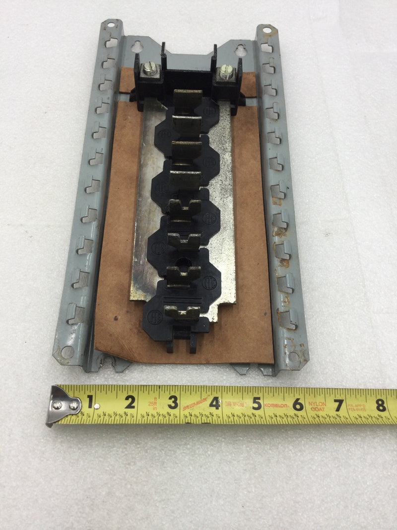 ITE/Gould EQC16 125 Amp 8 Space/24 Circuit 120/240V Load Center Guts 6" x 12.5"