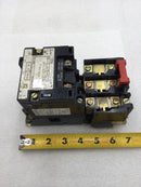 Square D 8536SOG12S 3 Pole 200-575 VAC 1.5-2 HP Motor Starter with 120 VAC Coil