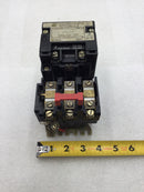 Square D 8536SCG3S 3 Pole 200-575V 7.5-10 HP Motor Starter w/120 VAC Coil - Flaw