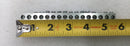 ITE EQ2UD 16 Position 4-14 AWG 120/240V Grounding Bar 5 1/2" x 1/2"