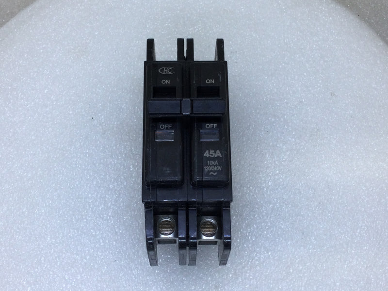 Hartland Controls HCB-2P45GG 45 Amp 2 Pole 120/240V Breaker - Cosmetic Flaw