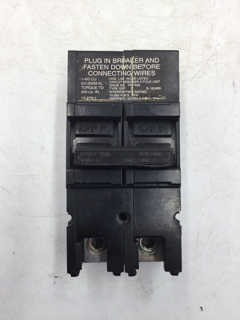 Challenger QFP24/QFP2150 2 Pole 150 Amp 240 Vac Circuit Breaker