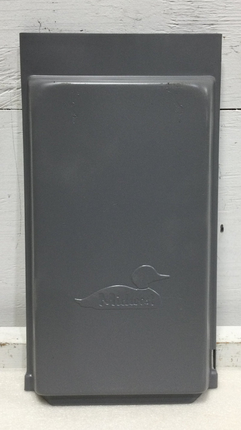 Milbank R011C010U Meter Cover/Door Only 100 Amp 120/240V Nema 3R 17 1/4" x 9 1/4"